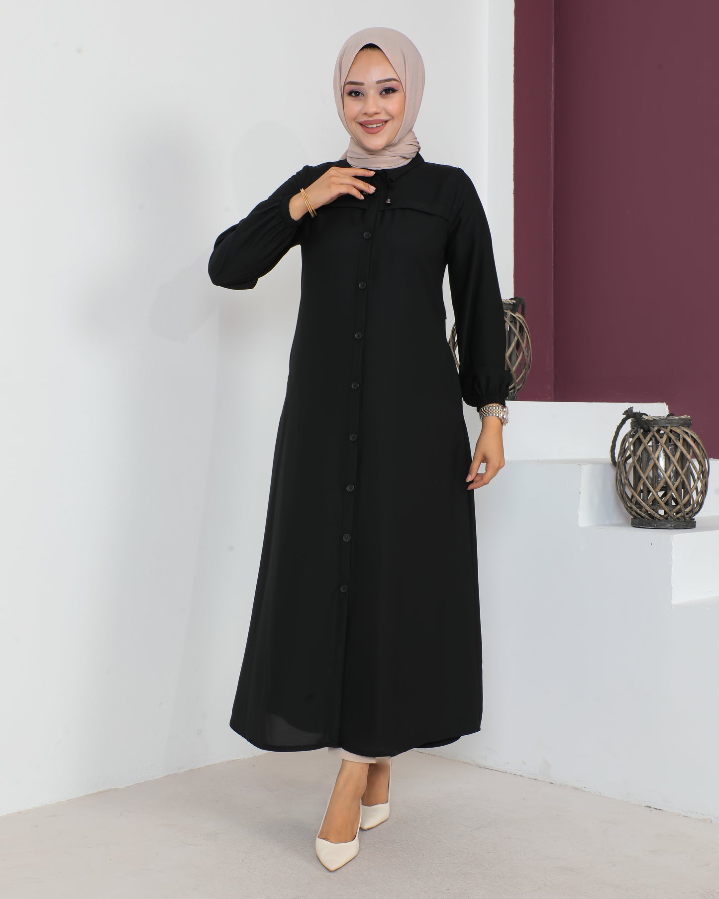 Düğmeli Tunik