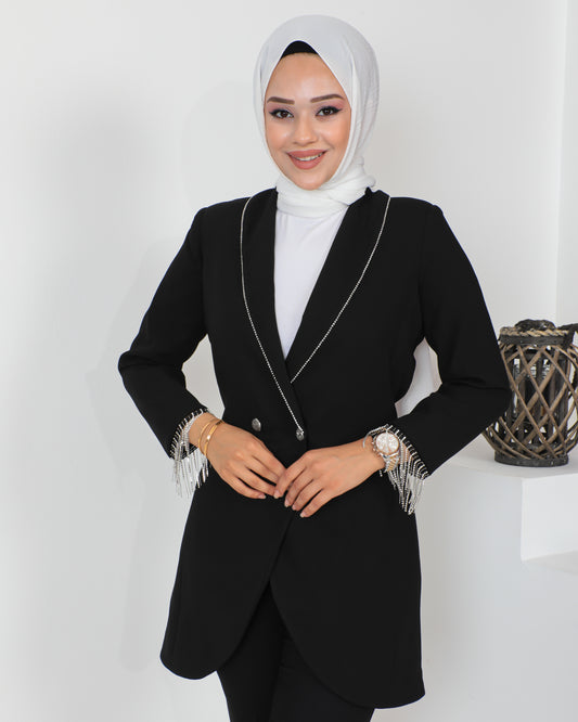 Ceketli Takım Siyah